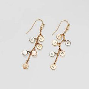 COPY - Ann taylor LOFT Trie Color Circle Drop Earrings